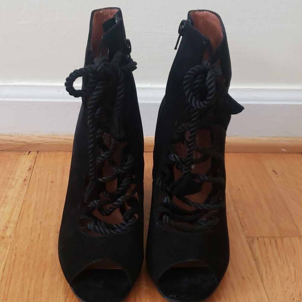 Jeffrey Campbell for Free Peoplw black booties - Picture 2 of 6